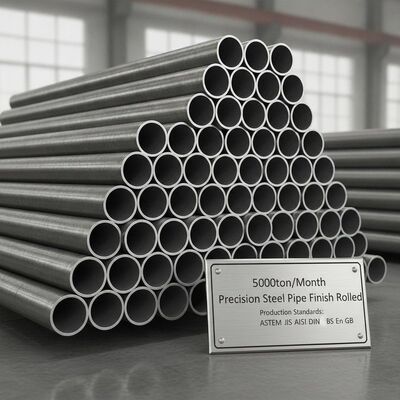 Finish Rolled Precision Steel Pipe and Precision Seamless Steel Pipe with 5000ton Month Capacity Made in Accordance with ASTM JIS AISI DIN BS EN GB Standards