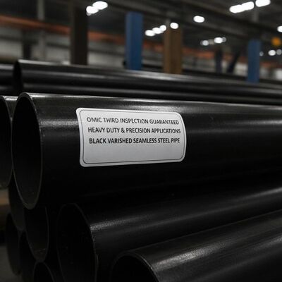 OMIC Third Inspection Black Varnished Painting Heavy Duty Seamless Steel Pipe and Seamless Steel Tubing for Precision Applications